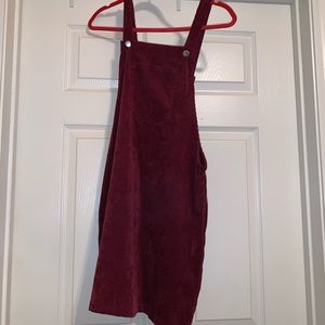 Corduroy Overall Dress